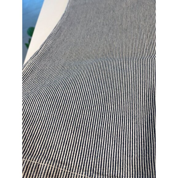 Vintage Hickory Stripe Carpenter Pants Relaxed Fit Blue & White Cotton Mens Size - Picture 4 of 6